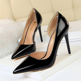 BIGTREE New Patent Leather Wonen Pumps Fashion Office Shoes Women Sexy High Heels Shoes Women's Wedding Shoes BIGTREE New Patent Leather Wonen Pumps Fashion Office Shoes Women Sexy High Heels Shoes Women's Wedding Shoes
