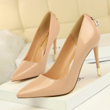 BIGTREE New Patent Leather Wonen Pumps Fashion Office Shoes Women Sexy High Heels Shoes Women's Wedding Shoes BIGTREE New Patent Leather Wonen Pumps Fashion Office Shoes Women Sexy High Heels Shoes Women's Wedding Shoes