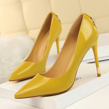 BIGTREE New Patent Leather Wonen Pumps Fashion Office Shoes Women Sexy High Heels Shoes Women's Wedding Shoes BIGTREE New Patent Leather Wonen Pumps Fashion Office Shoes Women Sexy High Heels Shoes Women's Wedding Shoes