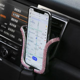 Car Phone Holder with Bing Crystal Rhinestone Car Phone Holder with Bing Crystal Rhinestone