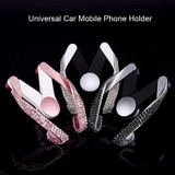 Car Air Vent Mount Clip Crystal Rhinestone Car Phone Holder
