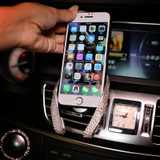Car Air Vent Mount Clip Crystal Rhinestone Car Phone Holder