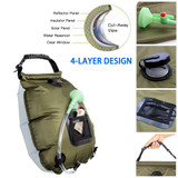 Outdoor Solar Shower Bag Durable Camping