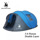 easy assemble camping and hiking Pop up tent sleeps 5-6 Person