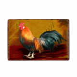 Happy Chickens Lay More Eggs Metal Sign