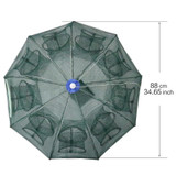 16 Holes Automatic Folding Fishing Net Shrimp Cage Nylon