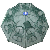 16 Holes Automatic Folding Fishing Net Shrimp Cage Nylon