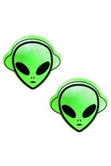 Alien Head Rave Pasties (Multiple Colors)