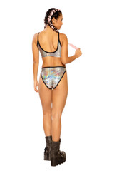 Snake Bikini Rave Bottoms (Multiple Colors)
