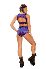 Velvet Rave Crop Top (Multiple Colors)