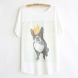 Thin Plus Size Batwing Sleeve T-Shirt
