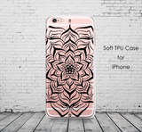 Colourful Floral Soft TPU iPhone Protection Cases