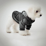Warm Winter Dog Coat with Pom Pom Hood