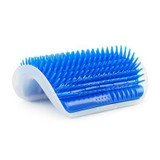 Corner Cat Scratcher - Self Grooming  Massager Brush