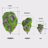 Aquarium Floating Rock - Suspended Artificial Stone - Fish Tank Decor