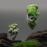 Aquarium Floating Rock - Suspended Artificial Stone - Fish Tank Decor