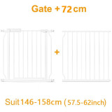 Dog Gate - Adjustable Metal Pet Fence - Safety