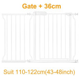 Dog Gate - Adjustable Metal Pet Fence - Safety