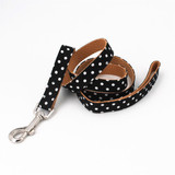 Polka Dot Bowtie Collar and Leash Set