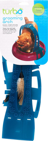 Bergan Turbo Scratcher Accessories - Turbo Grooming Arch Extension Cat Toy - Bergan