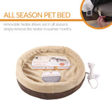 Heated Cat Bed - K&H Pet Products Thermo-Kitty Cuddle Up Bed Heated Cat Bed - K&H Pet Products Thermo-Kitty Cuddle Up Bed