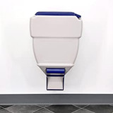 Bergan Wall Mounted Dispenser - Dog Food Storage - 40 lbs Capacity