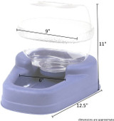 Small Gravity Pet Food and Water Dispenser Combo- Bergan