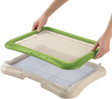 Dog Pee Pad Holder - Paw Trax Mesh Training Tray - Richell