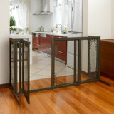 Richell Deluxe Freestanding Mesh Pet Gate