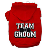 Team Groom Dog Hoodie