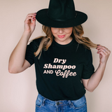 Dry Shampoo And Coffee Peach Font Short-Sleeve Unisex T-Shirt