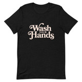 Wash Your Hands Peach Font Short-Sleeve Unisex T-Shirt