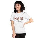 Pink Leopard Hair Hustler Short-Sleeve Unisex T-Shirt