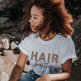 Leopard Print Hair Hustler Short-Sleeve Unisex T-Shirt