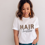 Leopard Print Hair Hustler Short-Sleeve Unisex T-Shirt