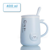 Cute Cat 400Ml Cafe Coffee Mug Drinking Cups Large Capacity Style Ceramic Milk Breakfast Mugs Water Tea Big Cup Drinkware