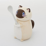 Cute Cat Ceramics Coffee Mug With Lid Large Capacity Animal Mugs creative Drinkware Coffee Tea Cups Novelty Gifts milk cup