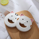 OUSSIRRO Cute Cat Ceramics Coffee Mug With Lid Large Capacity 430ml Mugs creative Drinkware Milk Tea Cups Christmas Gifts