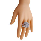 Silver Rhinestone Elephant Ring Silver Rhinestone Elephant Ring