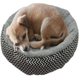 Warm Cat Bed House Round Bed Fodable Dog Sleeping Mat Pad Nest Kennel Pet Cushion Puppy Nest Shell Hiding Burger Bun for Winter