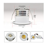 Small Spot 4pc/pack Downlights COB 3W led spots 220v dimmable Light ceiling recessed spot LED recessed spot light