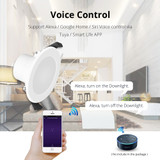 Tuya WiFi Smart LED Downlight 4.5 Inch AU Plug 14W RGB White Dimming Round Spot Light Alexa Google Home Assistant Voice Control