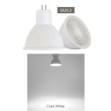 7W AC 220V 110V COB Light Bulbs Dimmable GU10 MR16 GU5.3 LED Spotlight 30 Beam Angle For Downlight Table Lamp Cool Warm White