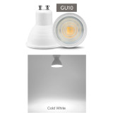 7W AC 220V 110V COB Light Bulbs Dimmable GU10 MR16 GU5.3 LED Spotlight 30 Beam Angle For Downlight Table Lamp Cool Warm White