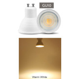 7W AC 220V 110V COB Light Bulbs Dimmable GU10 MR16 GU5.3 LED Spotlight 30 Beam Angle For Downlight Table Lamp Cool Warm White
