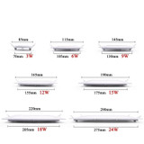EnwYe LED Ultra thin Downlight lamp 3W 4W 6W 9W 12W 15W 18W 24W led ceiling recessed grid downlight slim round panel light