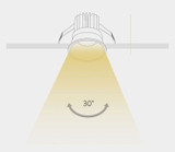 LED Downlight 7w 12w 15w Round Recessed Lamp Anti Glare Led Bulb Bedroom Kitchen Living Room Indoor LED Spot Lighting