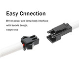 DBF Dimmable COB Recessed Downlight 5W 7W 10W 12W White/Black Body Ceiling Spot Light with 90-265V LED Driver 3000K 4000K 6000K