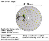 LED Bulb Lamp Chip 3W 6W 12W 18W AC 220V 240V  Smart IC No Need Driver DIY Natural White For led downlight led Spotlight beads