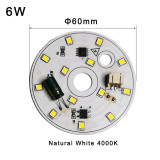 LED Bulb Lamp Chip 3W 6W 12W 18W AC 220V 240V  Smart IC No Need Driver DIY Natural White For led downlight led Spotlight beads